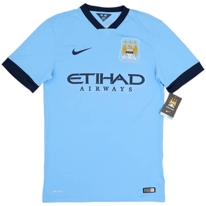 2014-15 Manchester City Home Shirt Toure Yaya #42 (S)