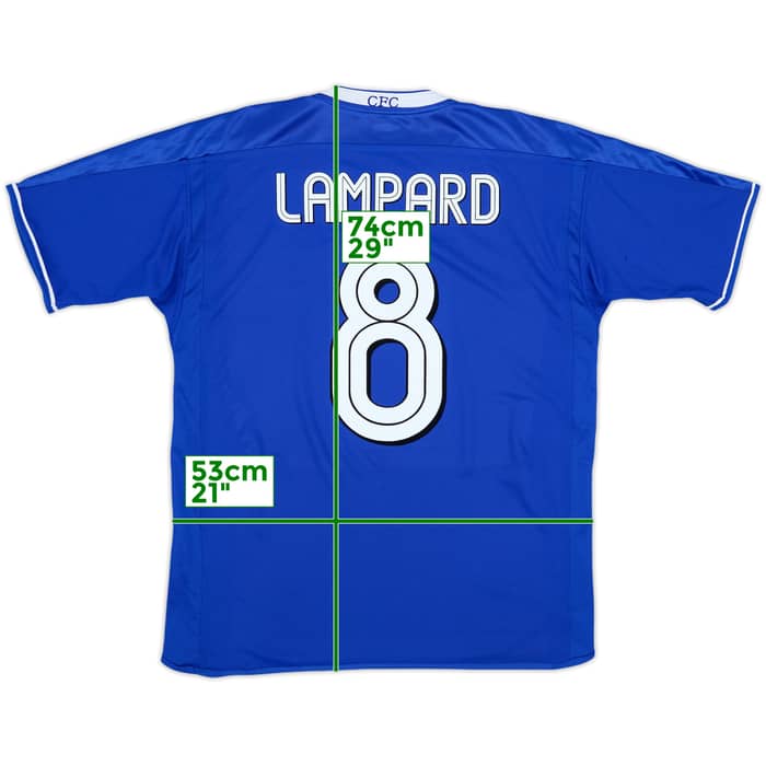 2003-05 Chelsea Home Shirt Lampard #8 - 7/10 - (M)