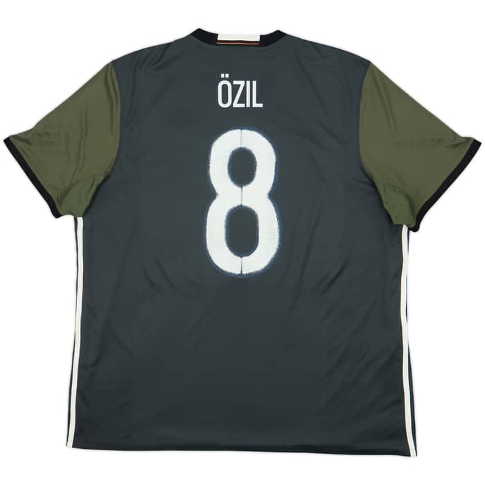 2015-17 Germany Away Shirt Ozil #8 - 9/10 - (XXL)