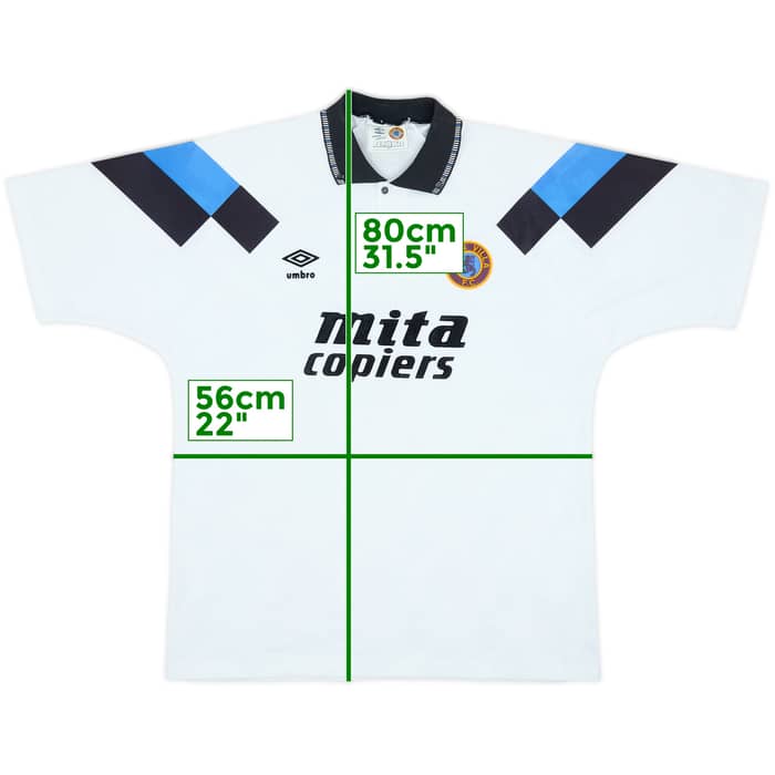 1990-92 Aston Villa Camiseta Visitante - 8/10 - (XL)