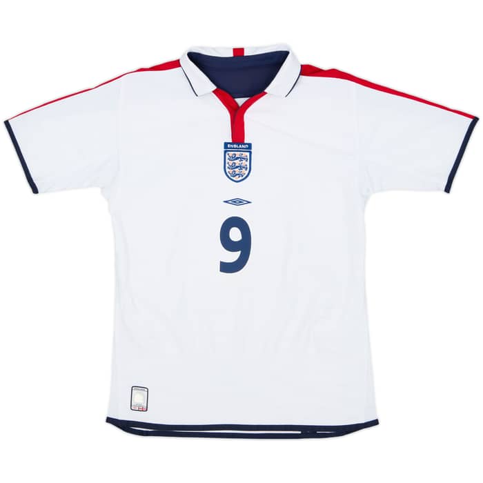 2003-05 England Home Shirt Rooney #9 - 6/10 - (XL.Boys)