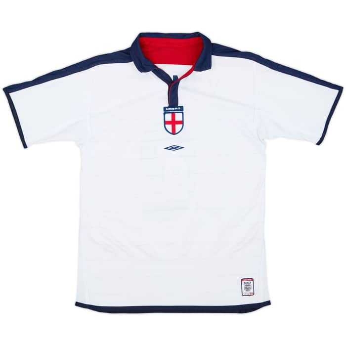 2003-05 England Home Shirt Rooney #9 - 6/10 - (XL.Boys)