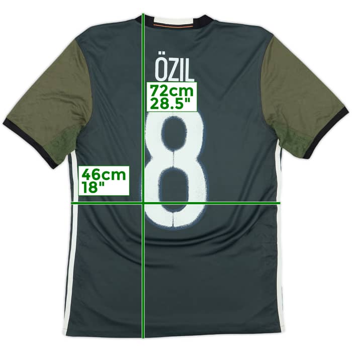 2015-17 Germany Away Shirt Ozil #8 - 7/10 - (S)