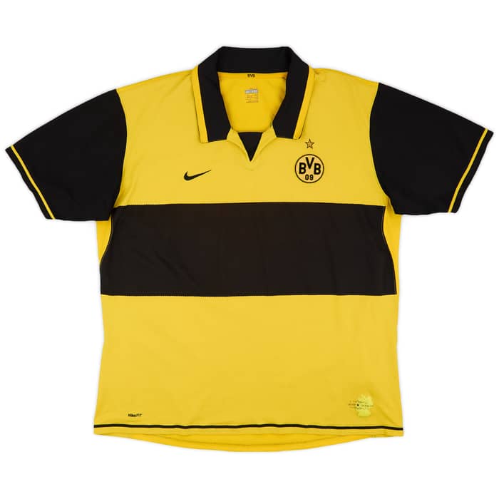 2007-08 Borussia Dortmund Home Shirt Frei #13 - 5/10 - (XXL)