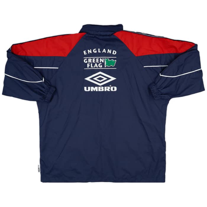 1998-99 England Umbro Hooded Rain Jacket - 7/10 - (L)
