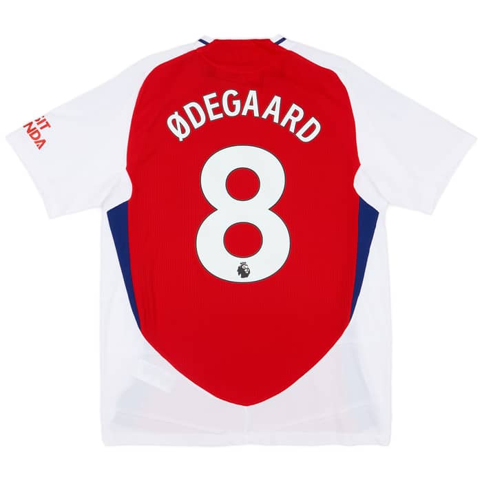 2024-25 Arsenal Authentic Home Shirt Odegaard #8