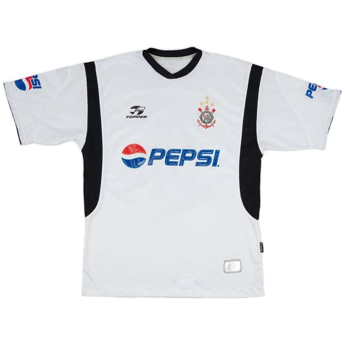 2002-03 Corinthians Home Shirt #10 - 6/10 - (XL)