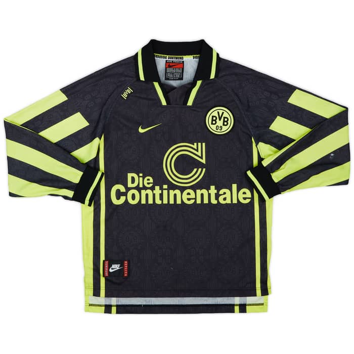 1996-97 Borussia Dortmund Away L/S Shirt - 8/10 - (S)