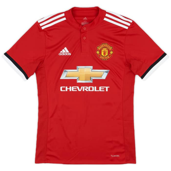 2017-18 Manchester United Home Shirt Shaw #23 - 9/10 - (XS)