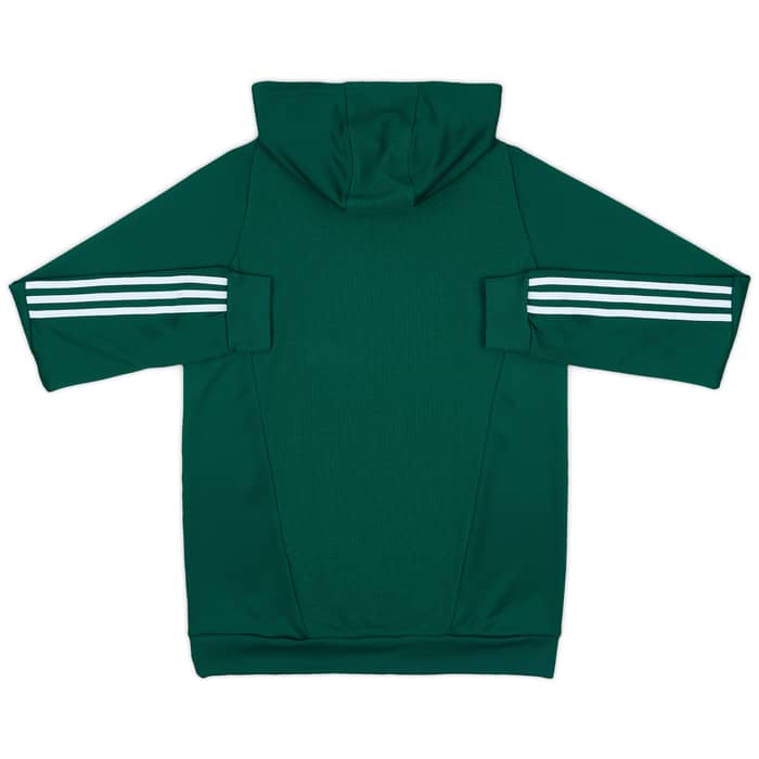 2023-24 Leeds United adidas 1/4 Zip Hooded Top (S)