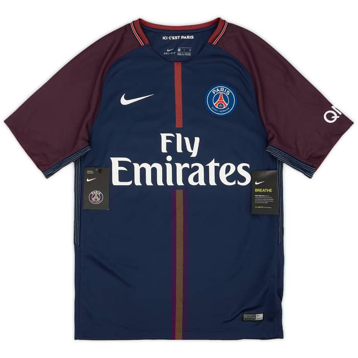2017-18 Paris Saint-Germain Home Shirt Neymar Jr #10 (S)