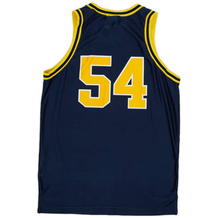 1996-98 Michigan Wolverines Traylor #54 Nike Away Jersey - 5/10 - (M)