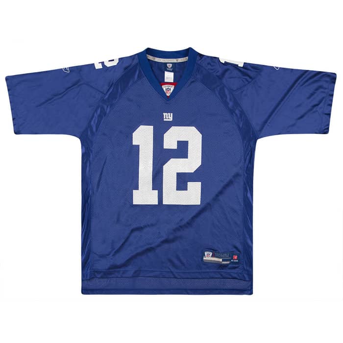 2008 New York Giants Smith #12 Reebok On Field Jersey (Home) L