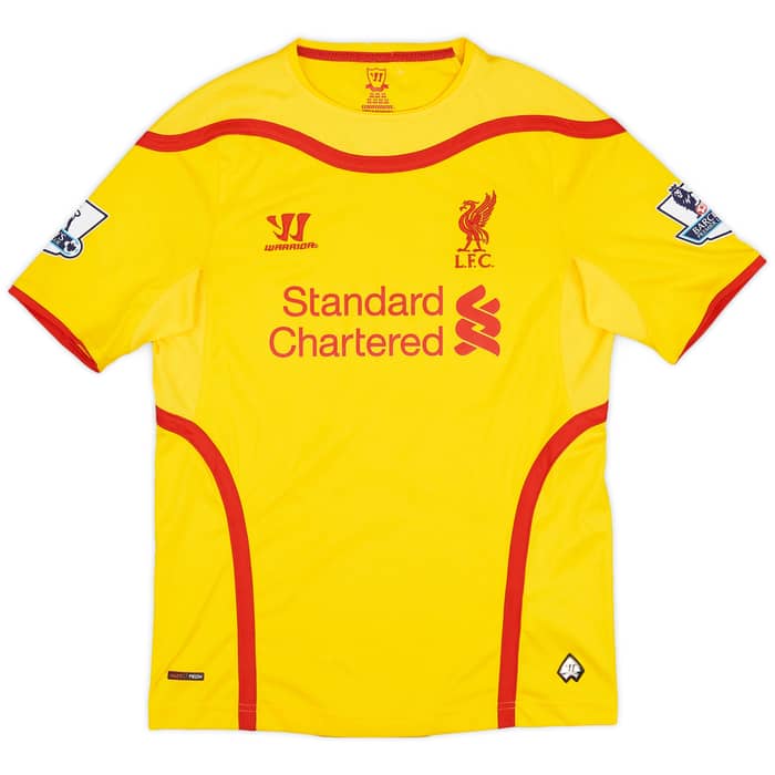 2014-15 Liverpool Away Shirt Henderson #14 - 7/10 - (XL.Boys)