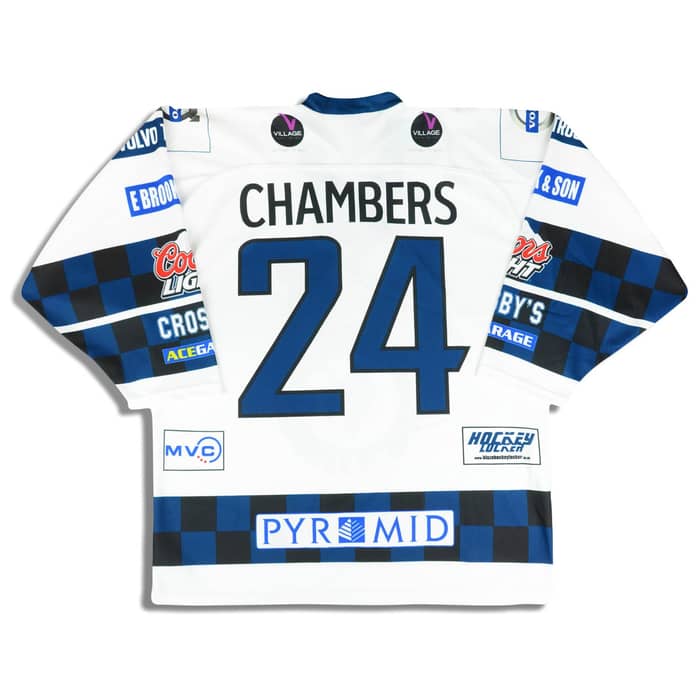 2010-11 Coventry Blaze Chambers #24 Rhino Jersey (Away) 3XL