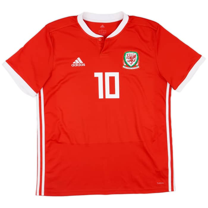 2016-17 Wales Home Shirt Ramsey #10 - 9/10 - (L)