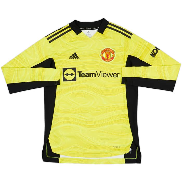 2021-22 Manchester United GK Shirt De Gea #1 - 10/10 - (XL.Boys)