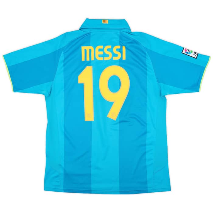 2007-09 Barcelona Away Shirt Messi #19 - 6/10 - (L)