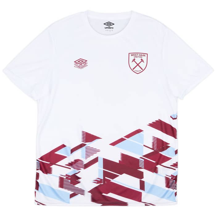 2023-24 West Ham Umbro Pre-Match Shirt - 9/10