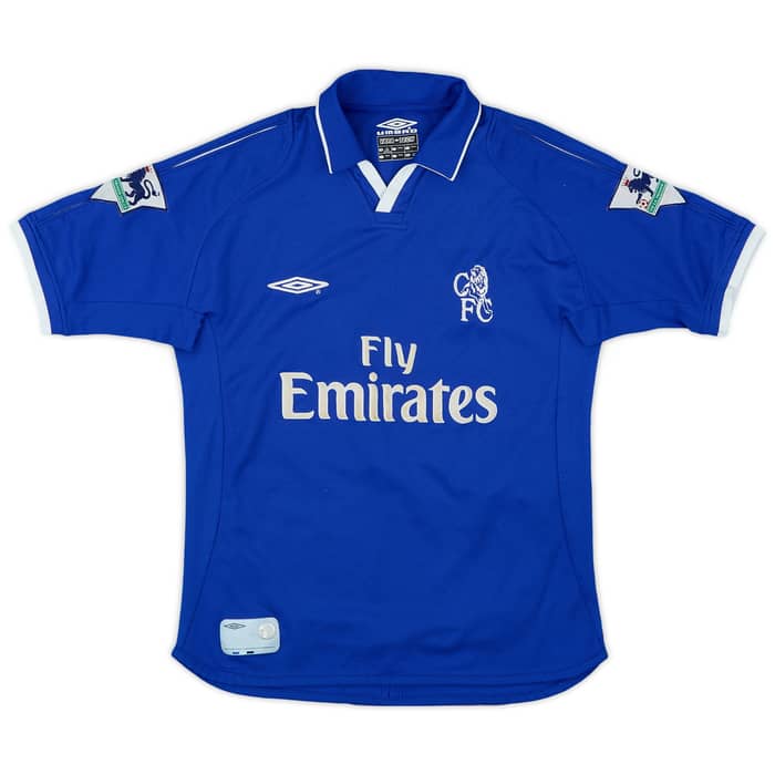 2001-03 Chelsea Home Shirt Petit #17 - 8/10 - (S.Boys)