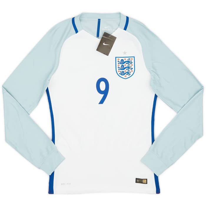 2016-17 England Player Issue Home L/S Shirt Kane #9 (S)