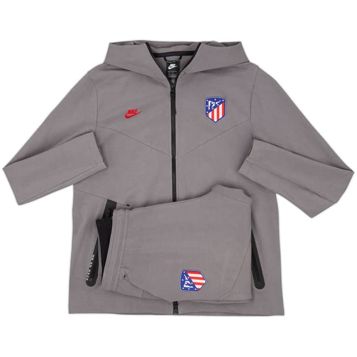 2019-20 Atletico Madrid Nike Hooded Tracksuit - 7/10 - (L)