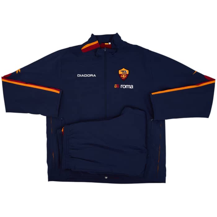 2003-04 Roma Diadora Tracksuit - 7/10 - (XXL)