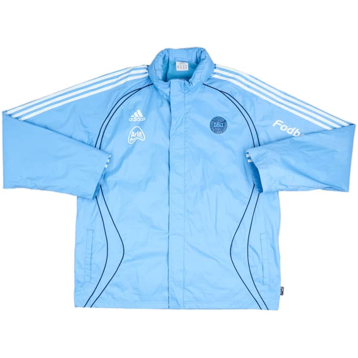 2005-06 Denmark Fodbolskole adidas Hooded Rain Jacket - 8/10 - (XL/XXL)