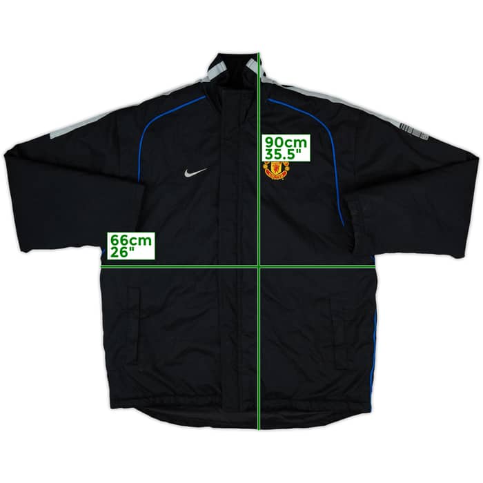 2002-03 Manchester United Nike Padded Bench Coat - 8/10 - (L)