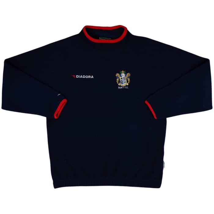 2000-01 Bury Diadora Fleece Drill Top - 9/10 - (M)