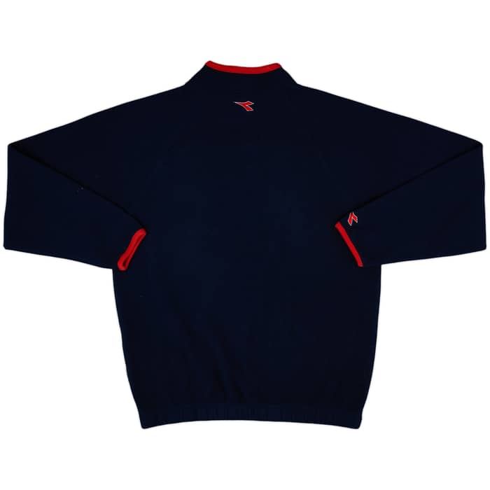 2000-01 Bury Diadora Fleece Drill Top - 9/10 - (M)
