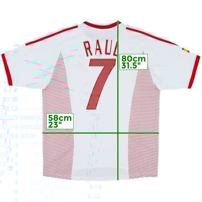 2002-04 Spain Away Shirt Raul #7 - 8/10 - (L)