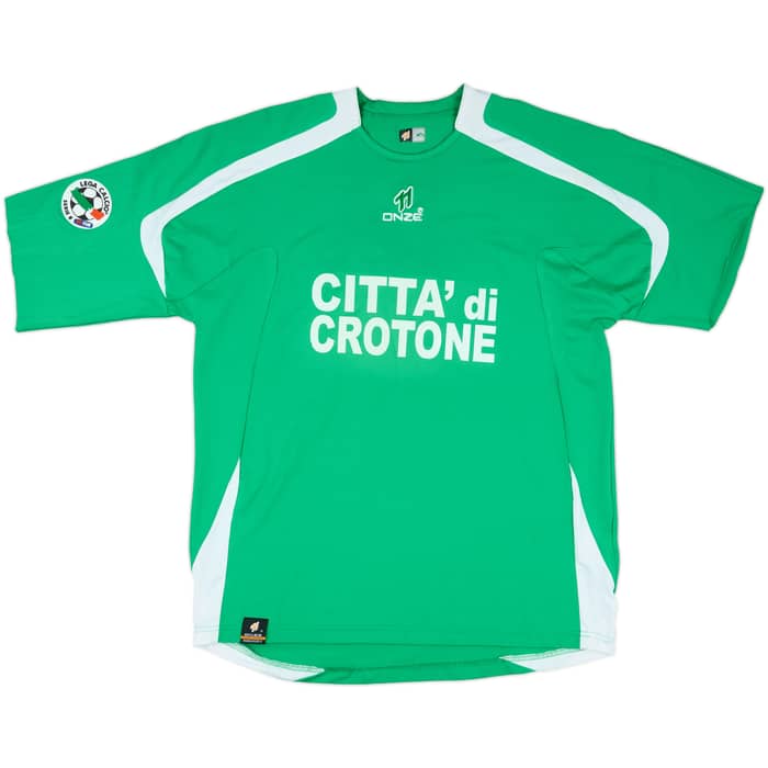 2009-10 Crotone Match Issue GK Shirt Castelli #28