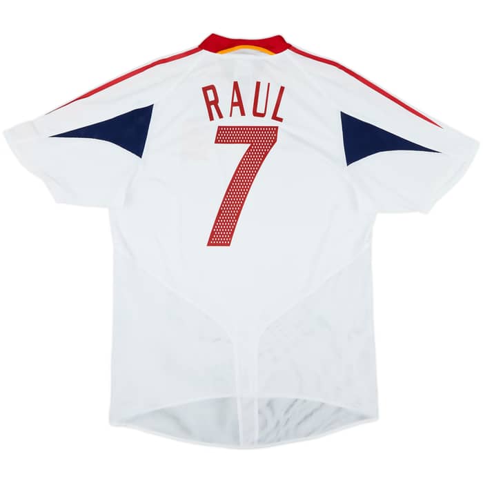 2004-06 Spain Away Shirt Raul #7 - 8/10 - (L)