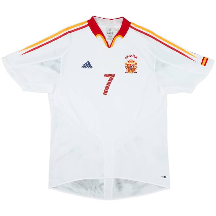 2004-06 Spain Away Shirt Raul #7 - 8/10 - (L)
