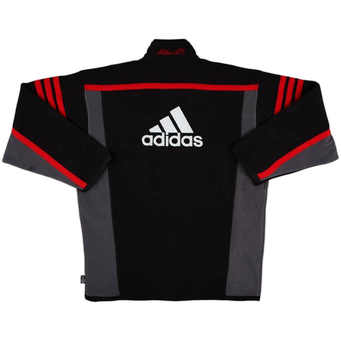 2000-01 AC Milan adidas 1/4 Zip Training Top - 8/10 - (L)