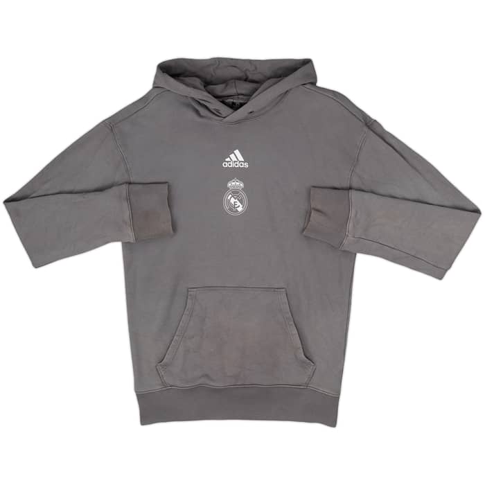 2020-21 Real Madrid adidas Hooded Top - 8/10 - (S)