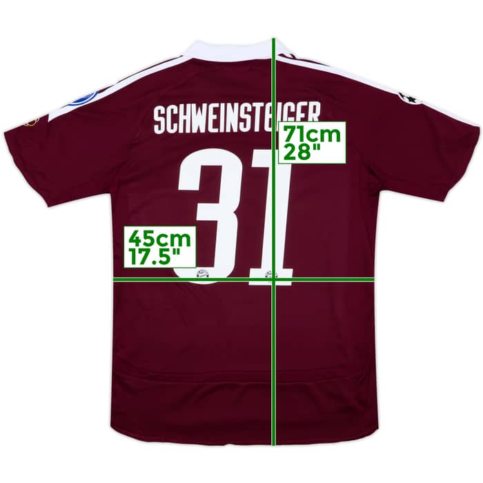 2006-07 Bayern Munich CL Third Shirt Schweinsteiger #31 - 9/10 - (S)
