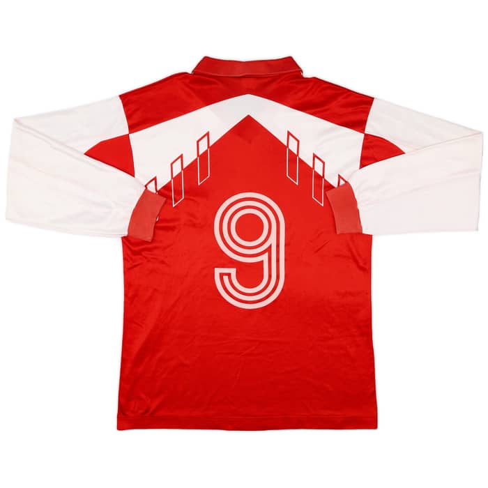 1992 Czechoslovakia Match Issue European U21 Championship Home L/S Shirt #9