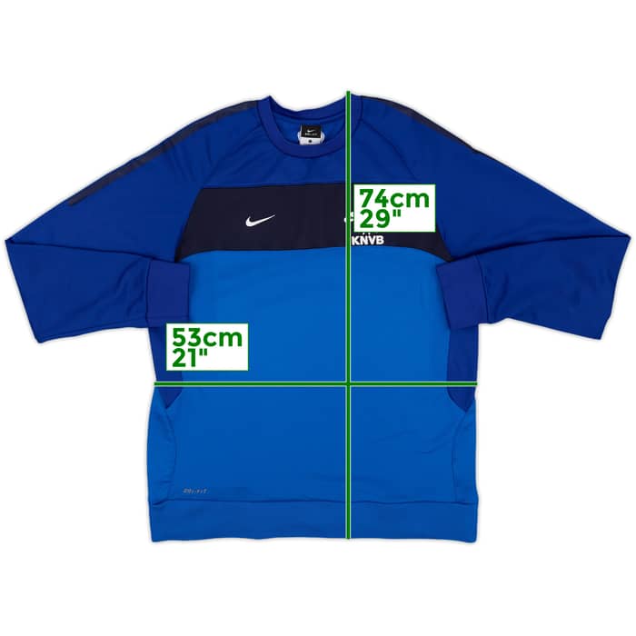 2010-11 Netherlands Nike Sweat Top - 8/10 - (L)