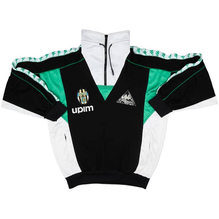 1990-91 Juventus Kappa 1/4 Zip Drill Top - 8/10 - (L)