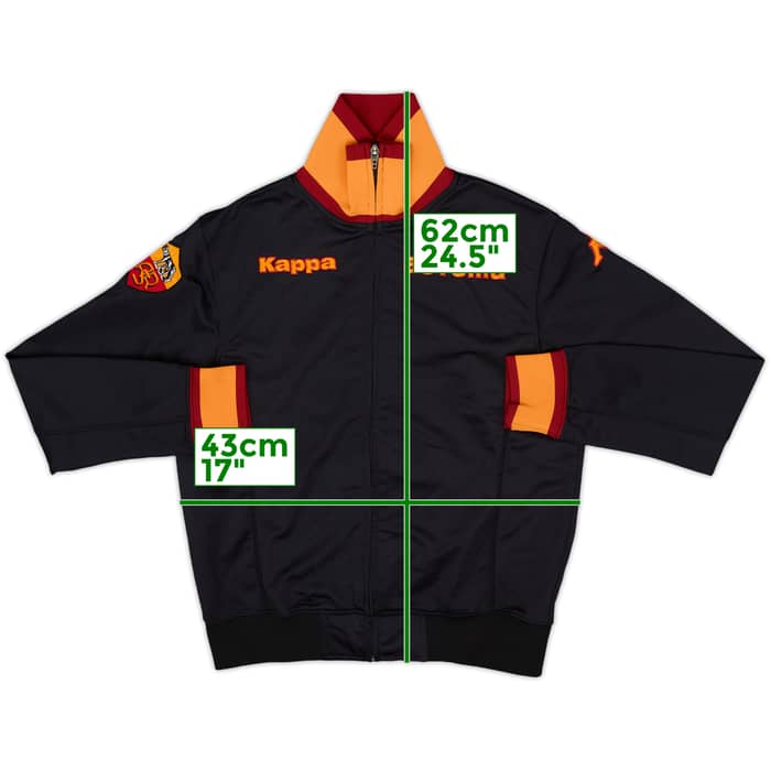 2006-07 Roma Kappa Track Jacket - 8/10 - (XL.Boys)