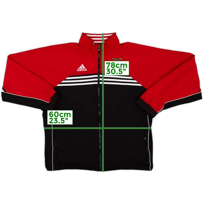 1997-99 Benfica adidas Track Jacket - 8/10 - (L)