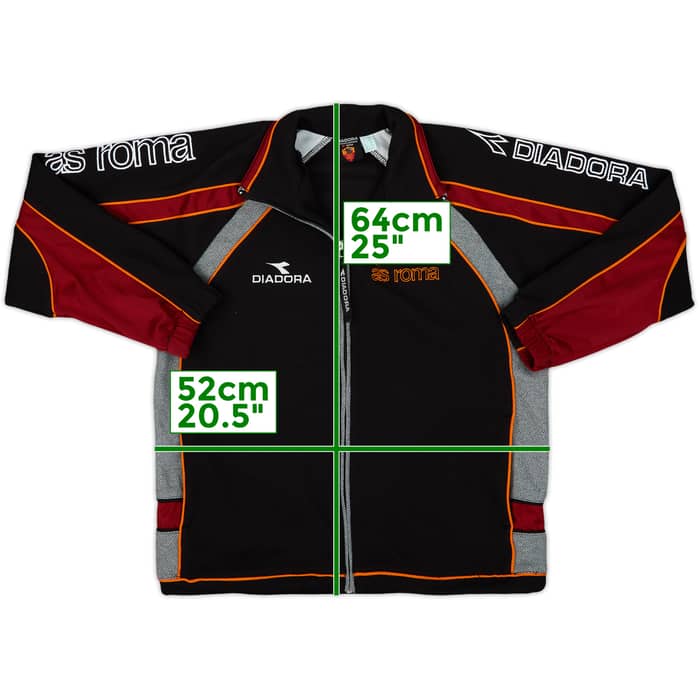 1998-99 Roma Diadora Track Jacket - 9/10 - (L.Boys)
