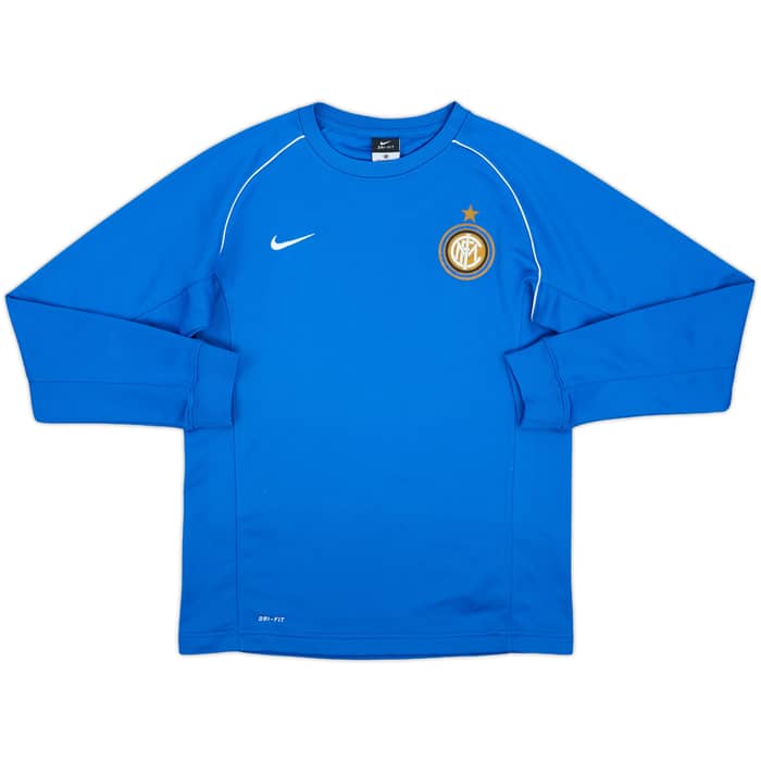 2013-14 Inter Milan Nike Sweat Top - 7/10 - (XL.Boys)