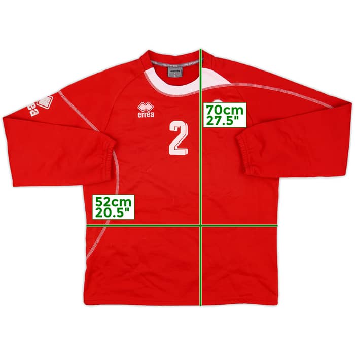 2007-08 Bari Player Issue Errea Sweat Top #2 - 8/10 - (L)