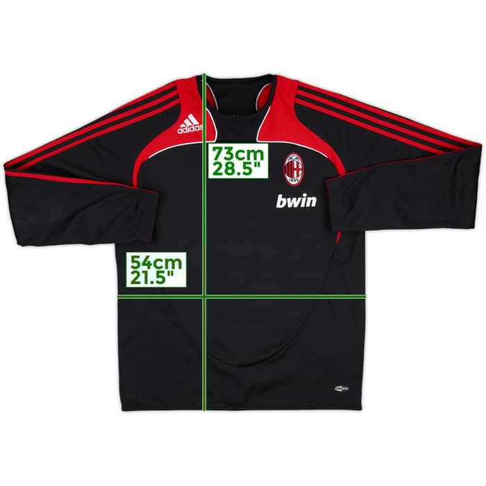 2008-09 AC Milan adidas Sweat Top - 8/10 - (M/L)