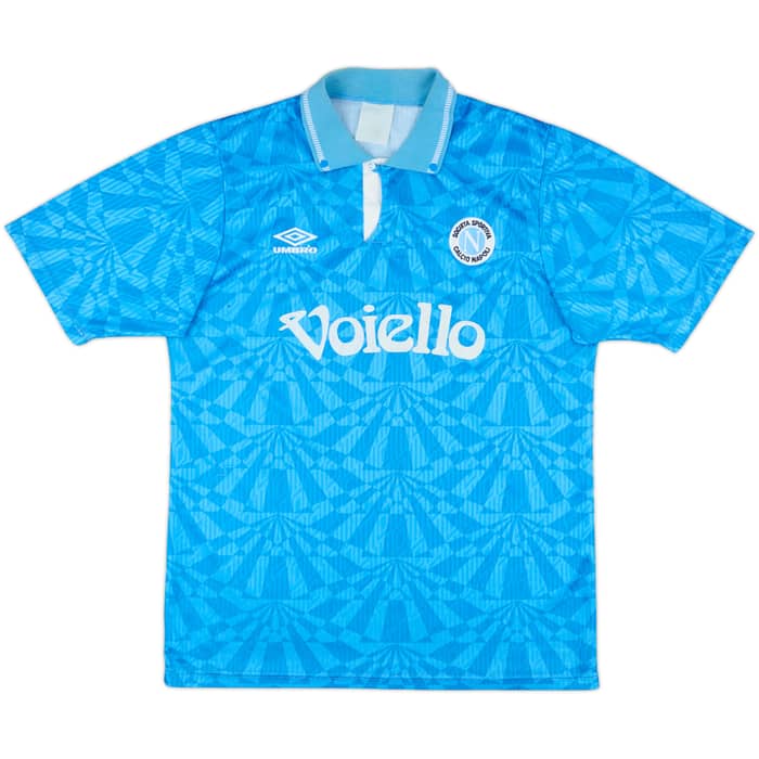 1991-93 Napoli Match Issue Home Shirt #14
