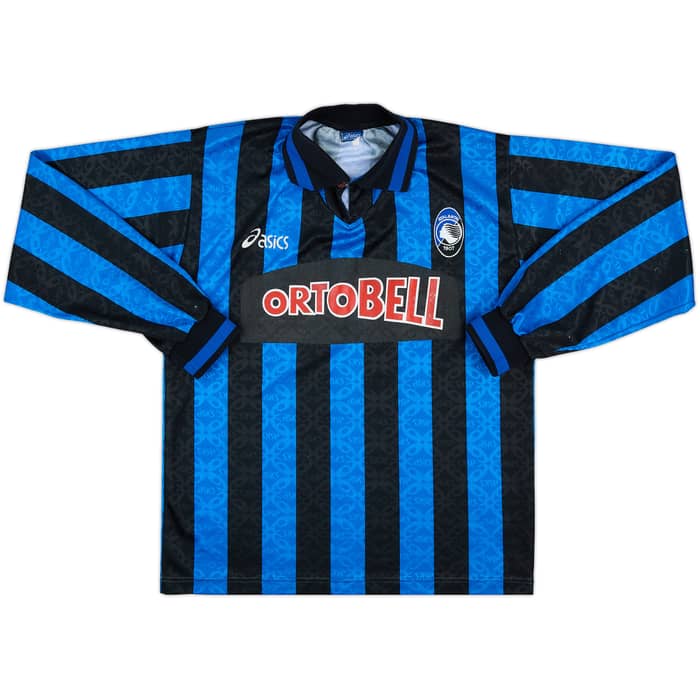 1995-96 Atalanta Match Issue Home L/S Shirt #10