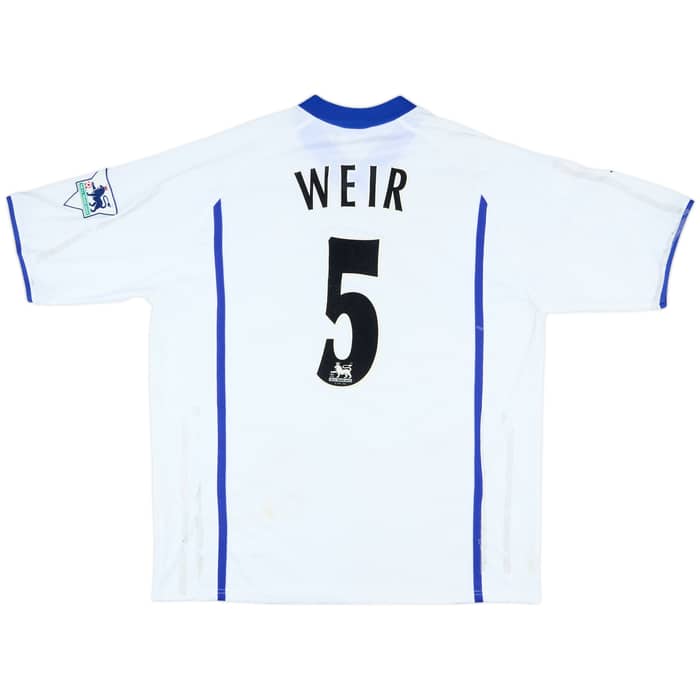 2002-03 Everton Away Shirt Weir #5 - 3/10 - (XL)
